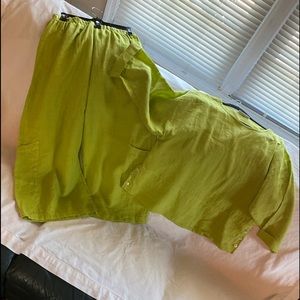 Bryan Walker linen top and cropped pants